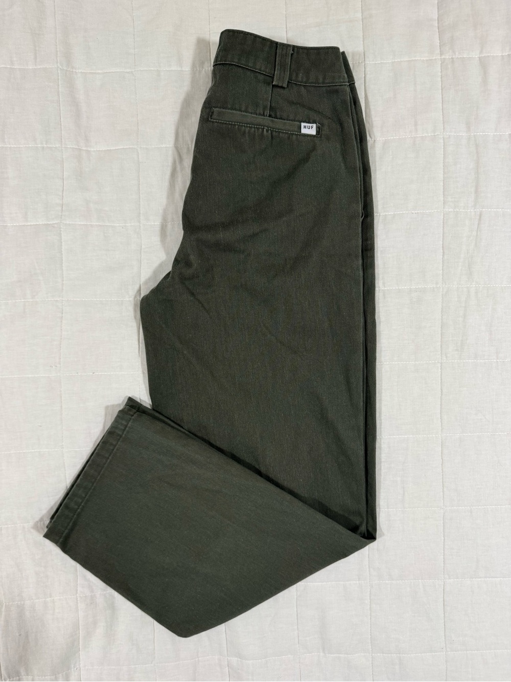 HUF - Straight Fit Chino Pants - Olive Green